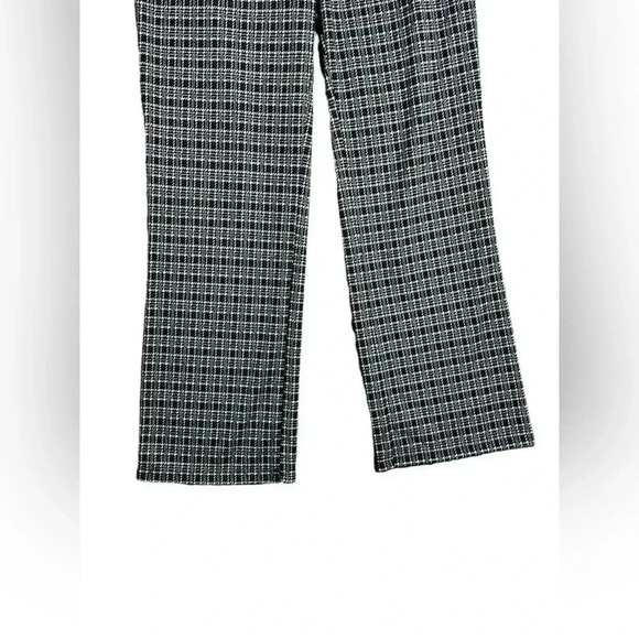 ModCloth Pull on Checkered Soft Kick Flare Pants Medium - Picture 3 of 5